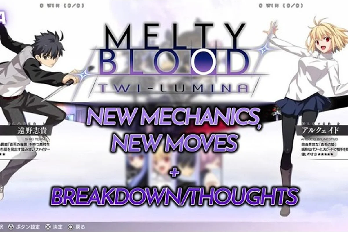 Medidor Lunar Removido em Melty Blood: Twi-Lumina: Novo Ciclo de Recursos